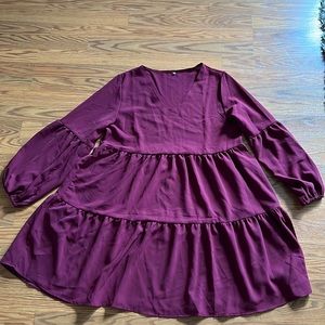 Babydoll dress long sleeve
